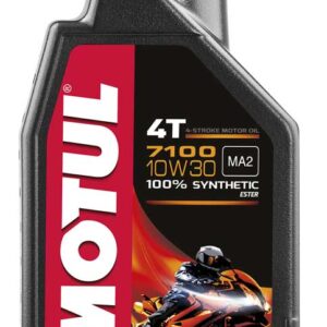 7100 MOTUL 10W30 TAM SENTETİK MOTOSİKLET YAĞI