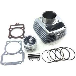 SİLİNDİR KOMPLE [NY PİSTON] 15 PERNO [56,5 mm] [YÜK:69 mm] 125cc CG